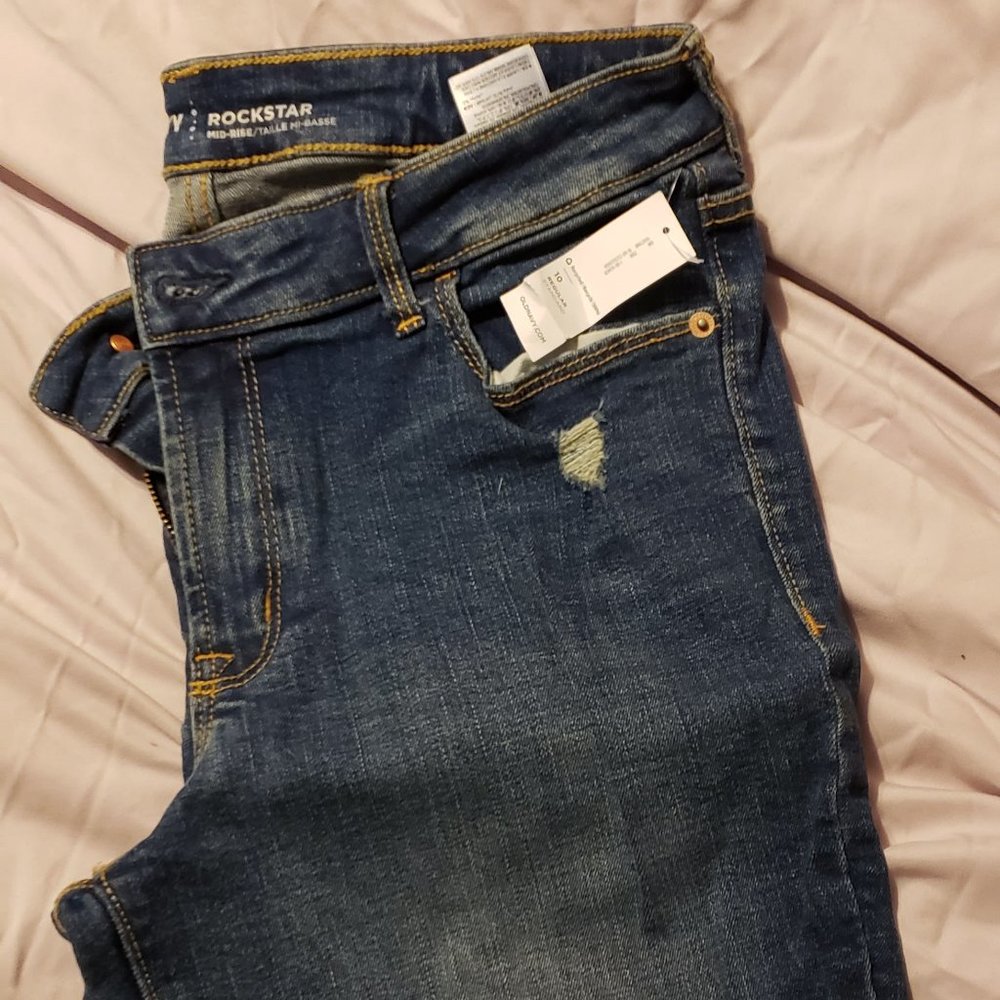 BNWT Old Navy Rockstar Jeans Size 10